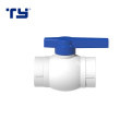 plastic long handle flow control pvc ball valve thread type